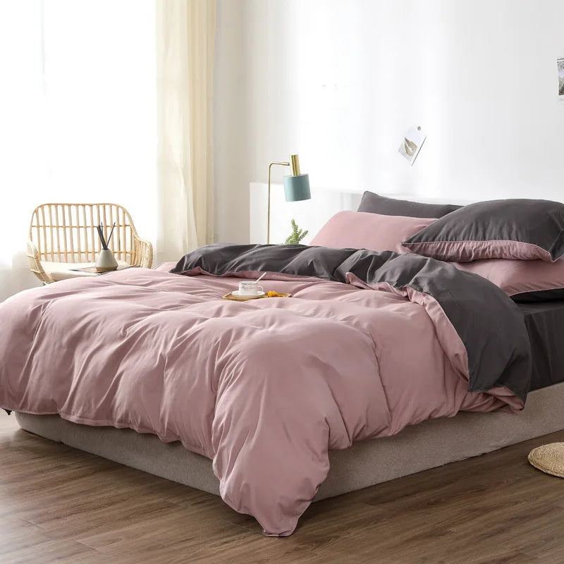 Bedding Set Bed Sheets Luxury Queen Comforter Sets Black Linen Queen Duvet Cover Bed Sheet Set King Size Duvet Cover 200 X 200