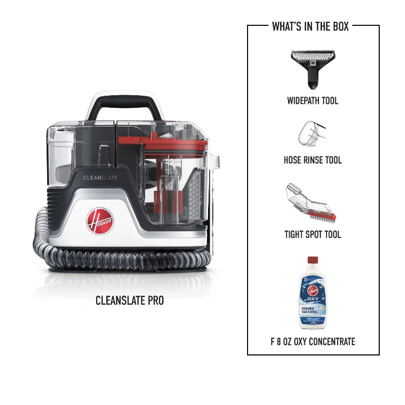 Hoover CleanSlate Portable Carpet and Upholstery Pet Spot Cleaner, FH14010