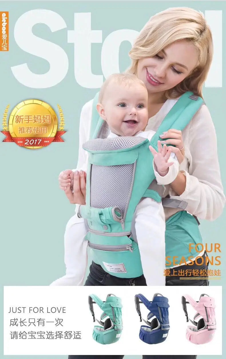 Baby Hipseat Kangaroo Rucksack Mochila Breathable Ergonomic Baby Carrier Hip Seat Baby Sling Wrap Sling