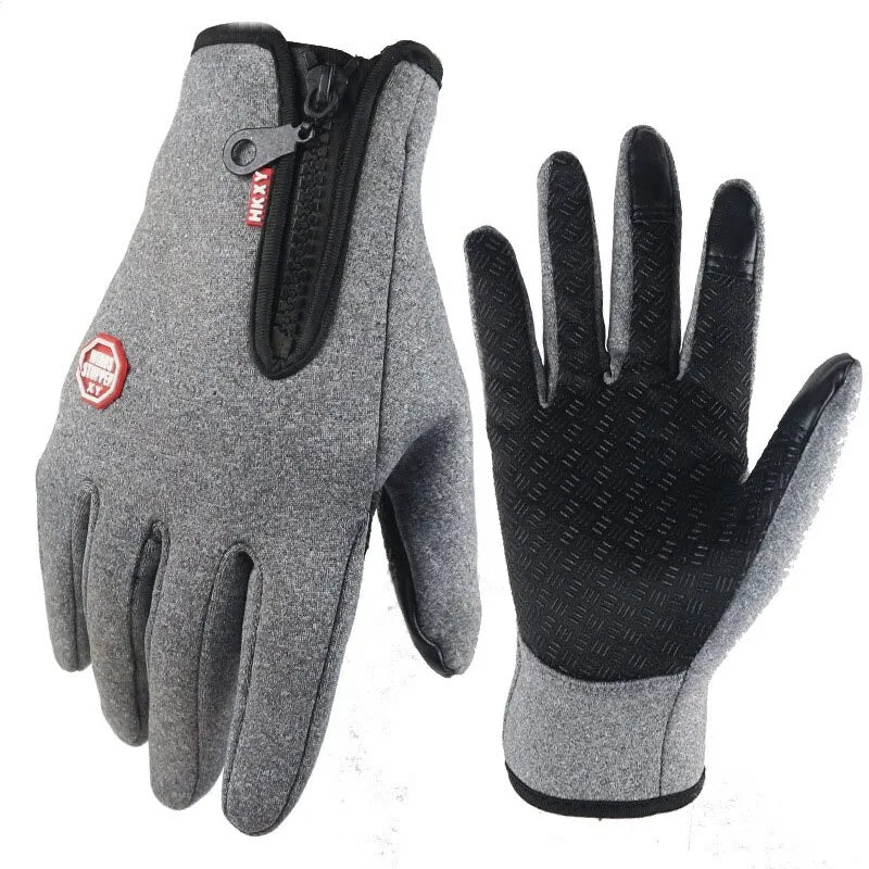 Winter Fleece Gloves for Men Women Touchscreen Warm Outdoor Cycling Driving Cold Resistance Gloves Windproof Non Slip Gloves