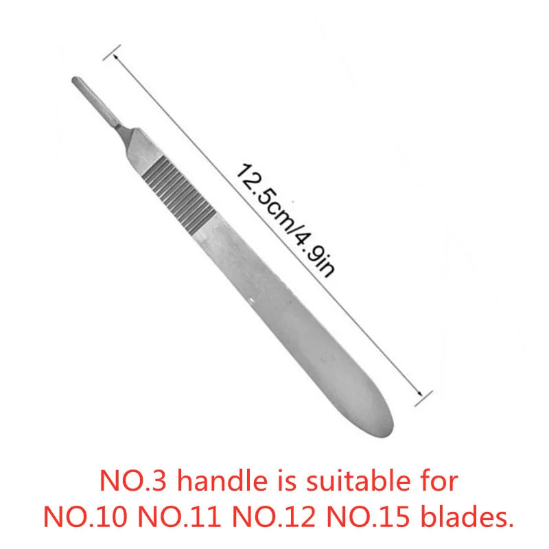 20-100pcs Carbon Steel Surgical Blades for DIY Cutting Phone Repair Carving Animal Eyebrow Grooming Maintenance Scalpel Knife