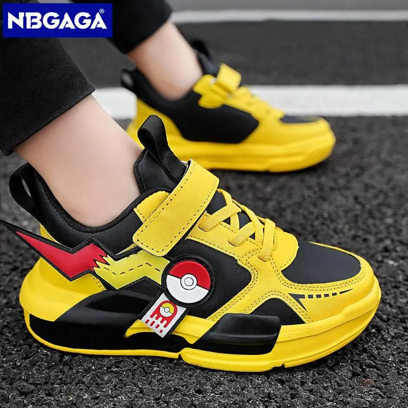 Cartoon Kids Shoes Fashion Classic Children Sneakers for Boys 2023 New Walking Shoes for Girls Casual Outdoor with Leather