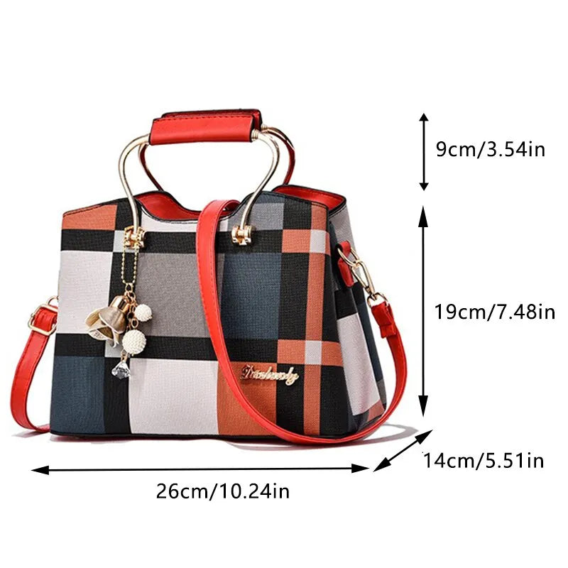 Fashion Handbag Crossbody Bags for Women Faux Leather Bag Adjustable Strap Top Handle Bag Large Capacity Shoulder Bags Totes