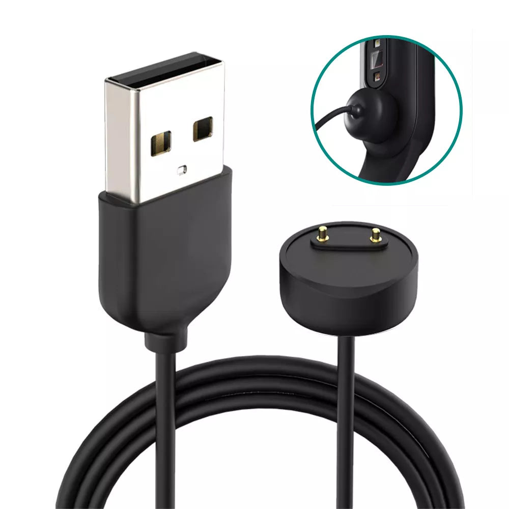 Magnetic Chargers for Xiaomi Mi Band 7 6 5, USB Charging Cable for MiBand 4 3 2 Pure Copper Core Power Cord Smartband Charger