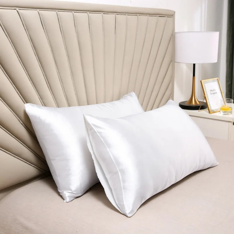 Pillowcase 100% Silk  Pillow Cover Silky Satin Hair Beauty Pillow case Comfortable Pillow Case Home Decor wholesale