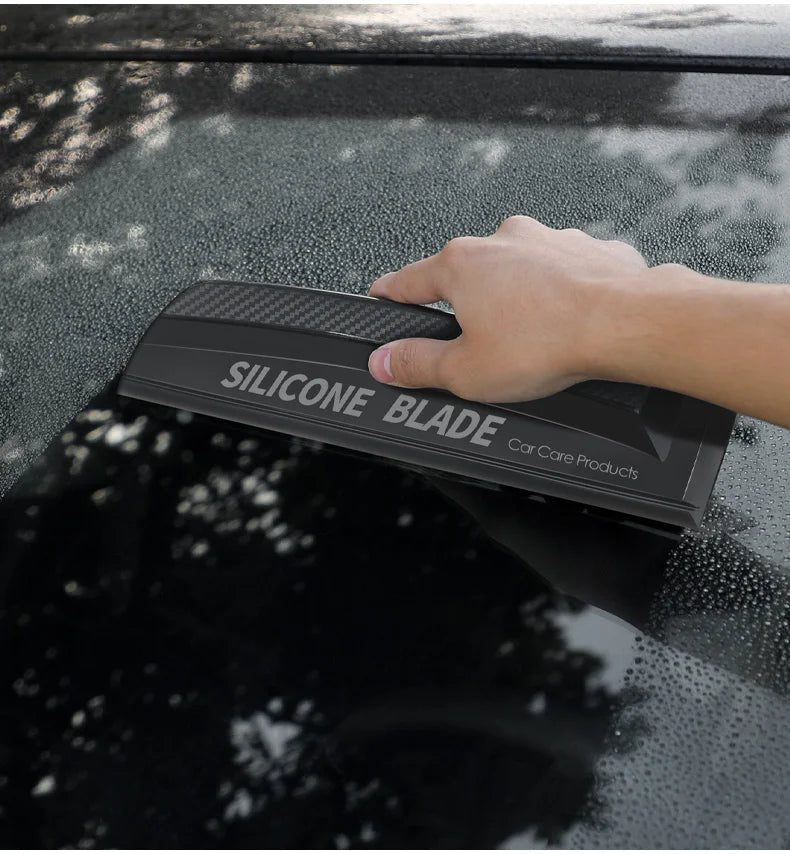 Non-Scratch Soft Silicone Handy Squeegee Car wrap tools Water Window Wiper Drying Blade Clean Scraping Film Scraper  Accessories