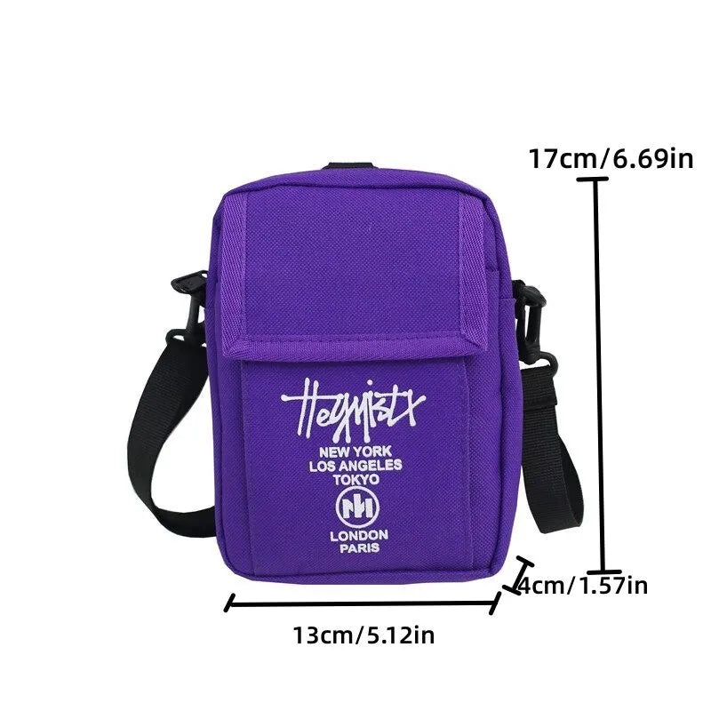 STUY Street Hip Hop Shoulder Slung Mobile Phone For Teenagers Japanese Classic Small Bag Magazine