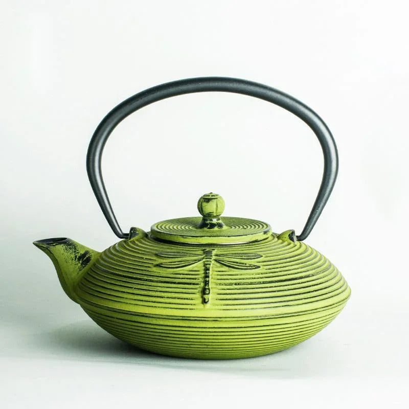 600ml~1000ml Cast Iron Tea Pot Set Japanese Teapot Tetsubin Kettle Drinkware KungFu Tools Color teapots Uncoated TeaKettle Gifts