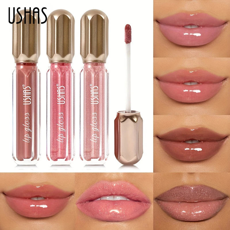 6 Color Mirror Pearl Lip Gloss Waterproof Long Lasting Moisturizing Lipstick Shine Glitter Lip Gloss Women Makeup Cosmetic