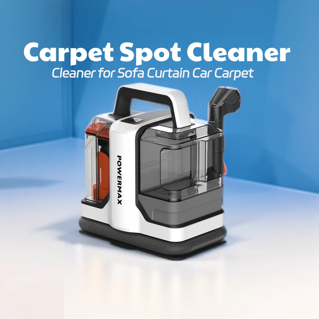 MAMNV W05 Handheld Carpet Cleaner 750W Handheld 15Kpa Corded Spot Clean Machine Wet Fabric Carpet Sofa Cleaning Pet Portable Car