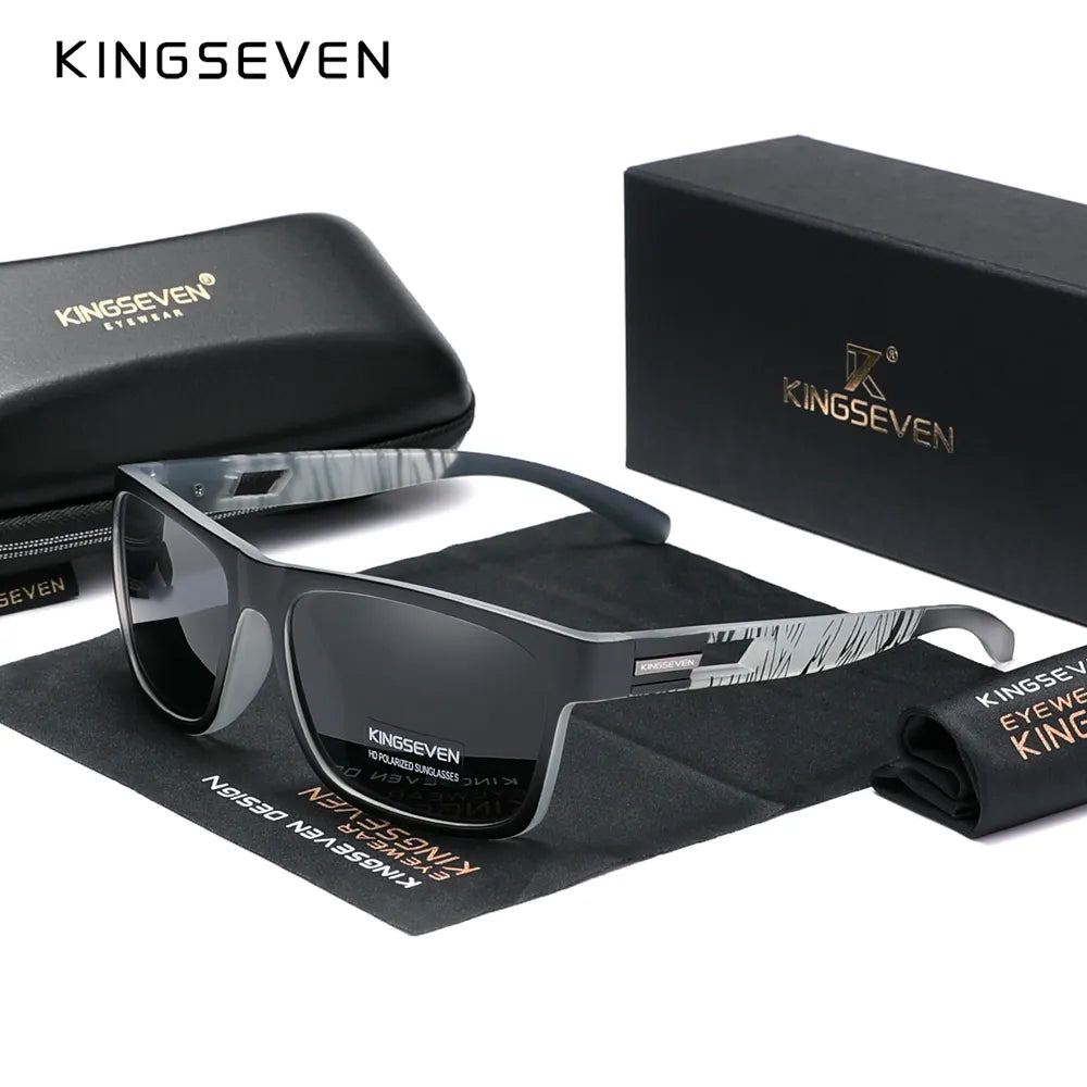 Genuine KINGSEVEN New 2023 Brand Design Men's Glasses Polarized Sunglasses Women UV Lens Fashion Eyewear Oculos de sol