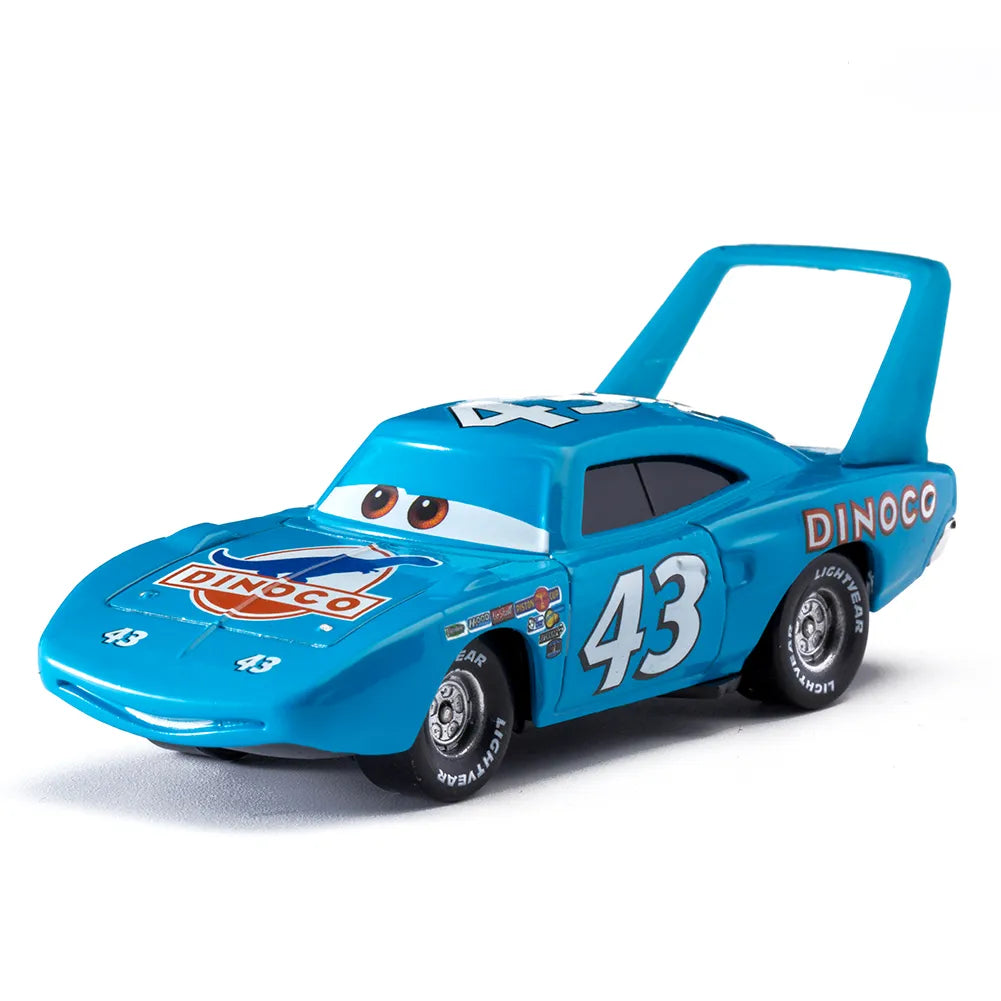 Children Car Disney Pixar Cars 3 Lightning McQueen Toys Jackson Storm The King Mater 1:55 Diecast Metal Alloy Model Car Kid Gift