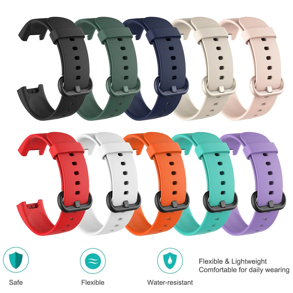 Replacement Strap For Mi Watch Lite Silicone Watchbands Watch Strap For Redmi Watch 2 Lite Strap Correa Bracelet