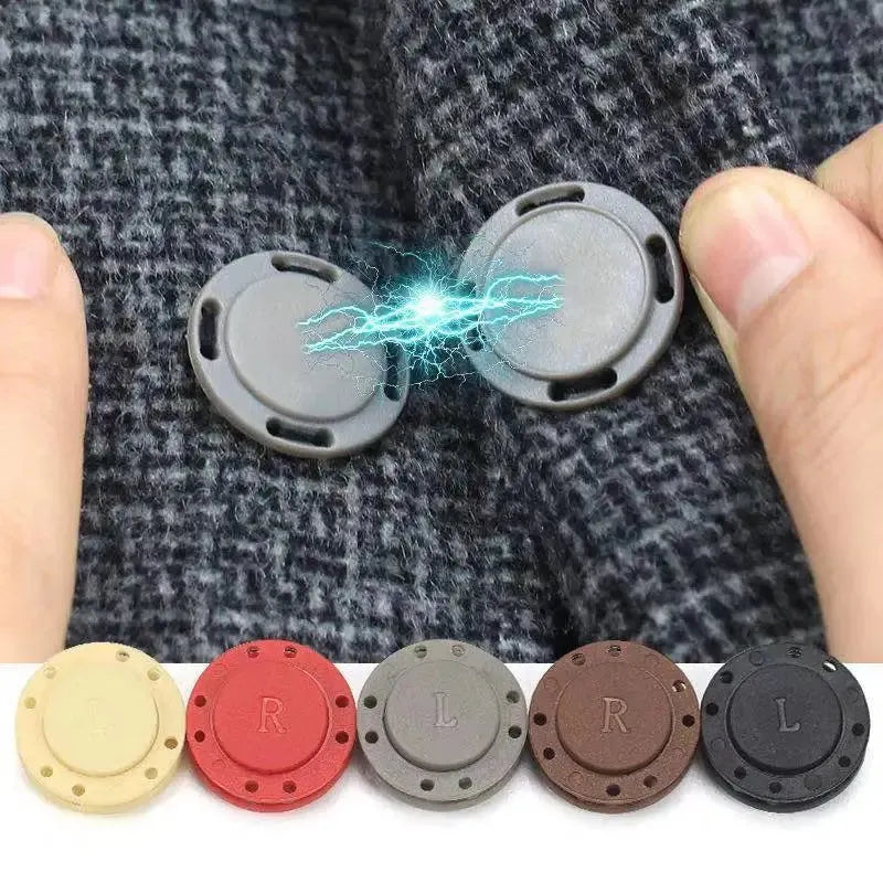 22mm/26mm PVC Invisible Super Magnetic Snaps Fasteners Button for overcoat bag garment accessories scrapbooking DIY