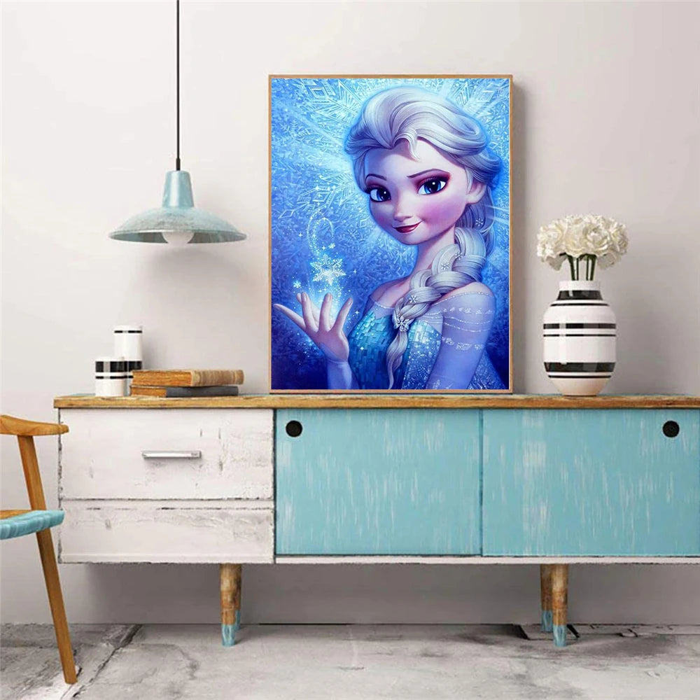 Disney Diamond Painting Kit Cartoon Princess 5D DIY Mosaic Picture Crafts Art Hobby Diamond Embroidery Cross Stitch Home Decor