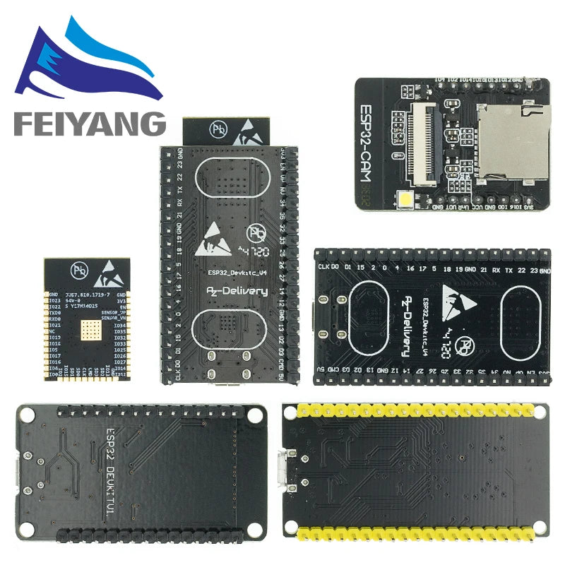 ESP32 Development Board WiFi+Bluetooth Ultra-Low Power Consumption Dual Core CPU ESP-32S ESP32-CAM ESP-WROOM-32D/U CH9102X