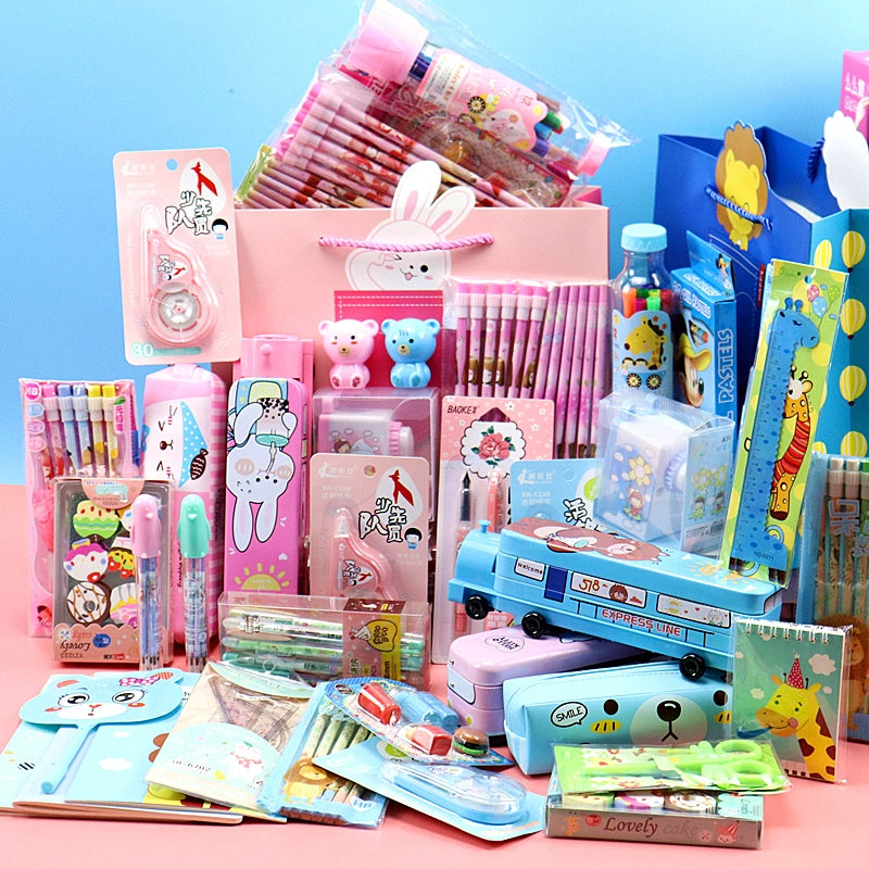 Gift Bag for Primary and Secondary School Students Cute 61 Stationery Suit