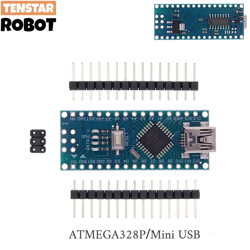 Nano 3.0 Controller With The Old Bootloader Mini Type-C Micro USB Compatible For Arduino Nano CH340 Driver 16Mhz ATMEGA328P