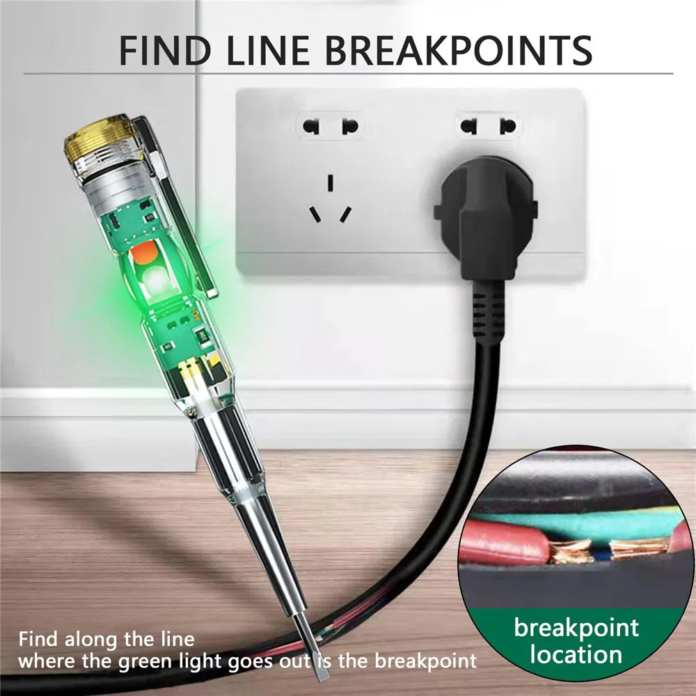 Intelligent Voltage Tester Pen AC Non-contact Induction Test Pencil Voltmeter Power Detector Electrical Screwdriver Indicator