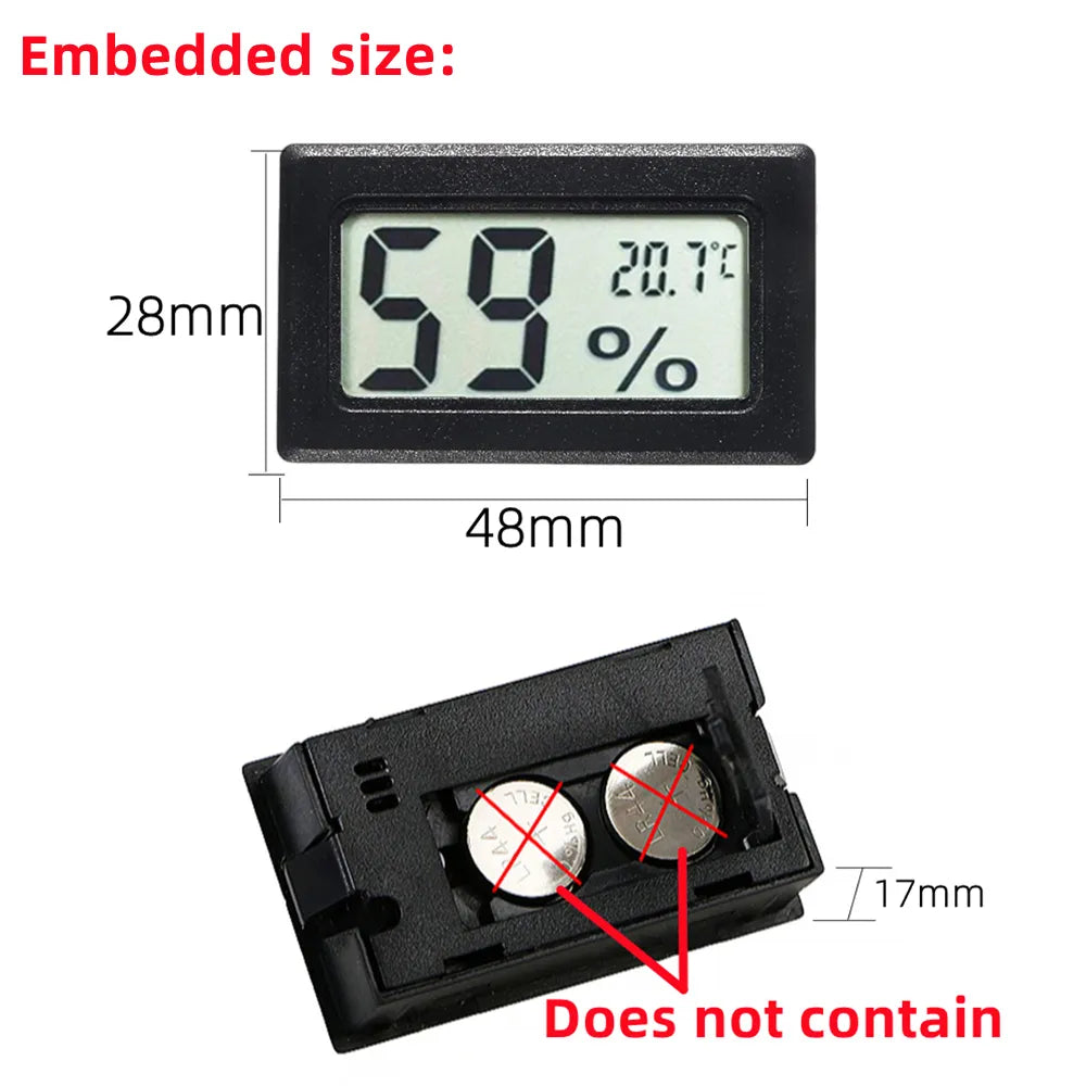 Mini Digital LCD Indoor Convenient Temperature Sensor Humidity Meter Thermometer Hygrometer Gauge