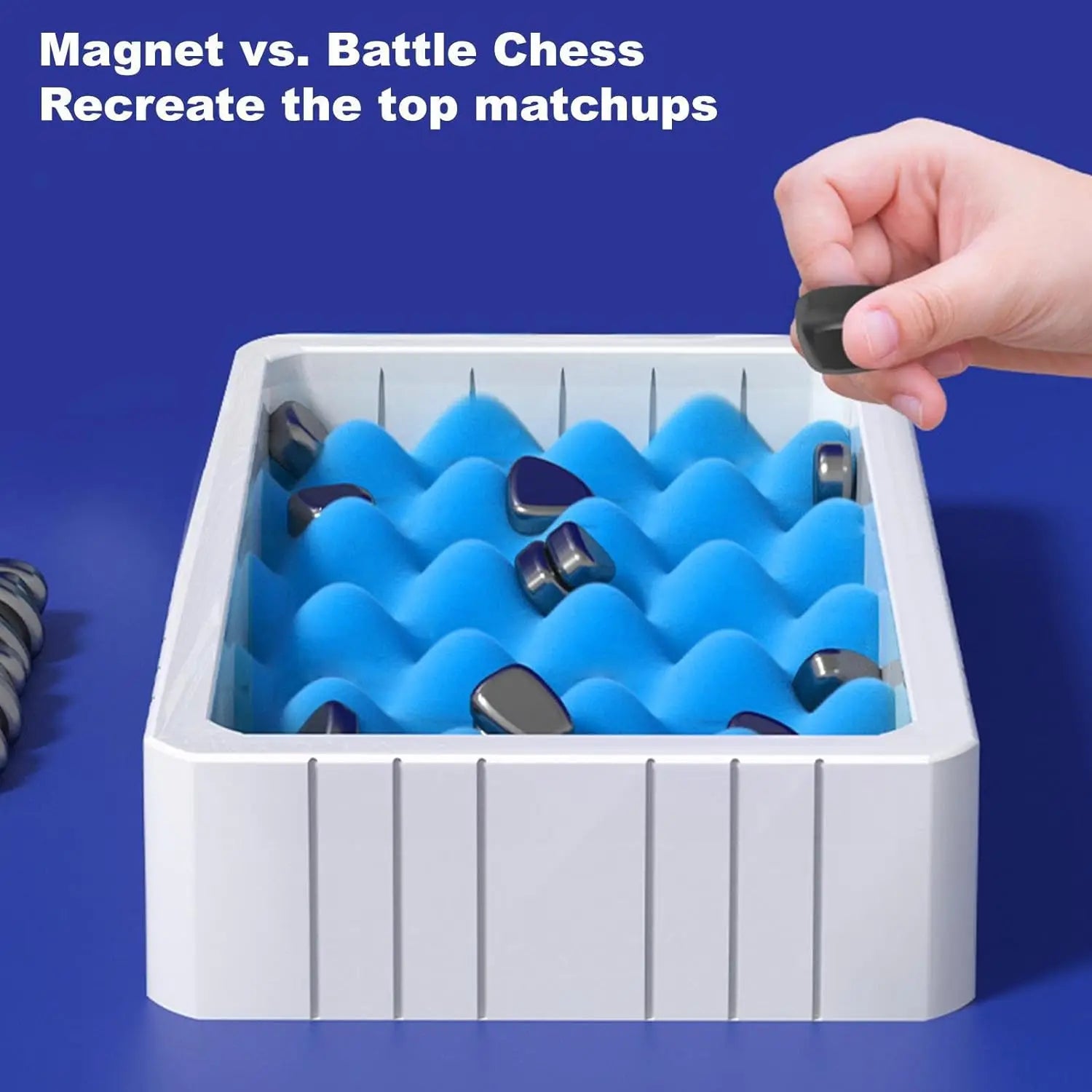 Magnetic Chess Game Magnet Stone Board Game Set Toy For Children Educational Battle Game Christmas Gift