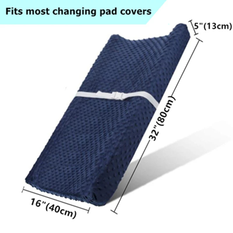 Soft Reusable Changing Pad Cover Minky Dot Foldable Travel Baby Breathable Diaper Pad Sheets Cover