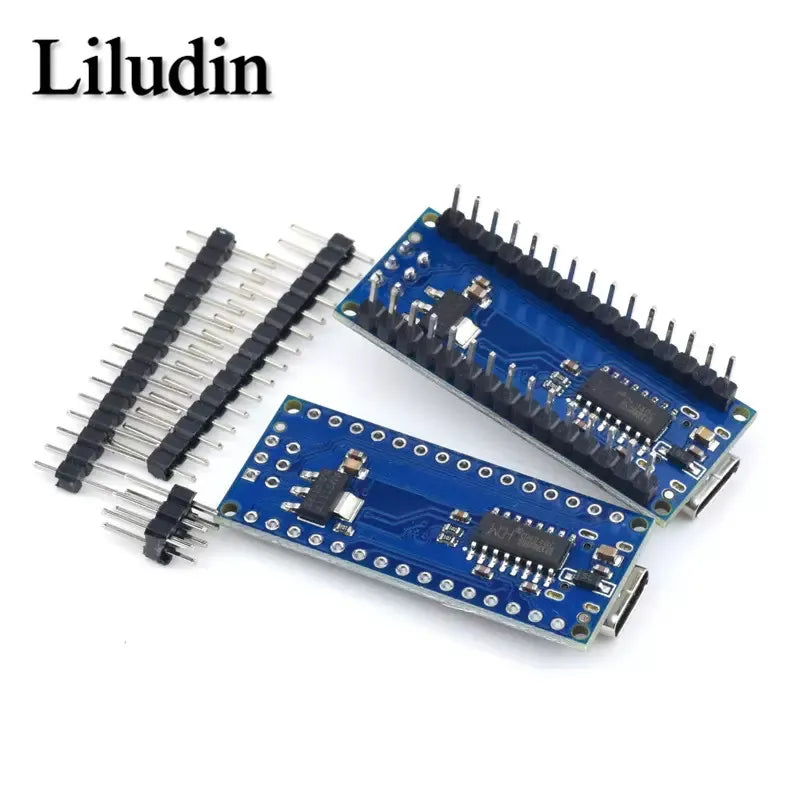 Promotion For arduino Nano 3.0 Atmega328 Controller Compatible Board Module PCB Development Board without USB V3.0 mircro type-c