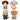 Original 25CM One Piece Anime Figures Cosplay Plush Toys Zoro Luffy Chopper Ace Law Cute Doll Cartoon Pendants Kids Xmas Gift