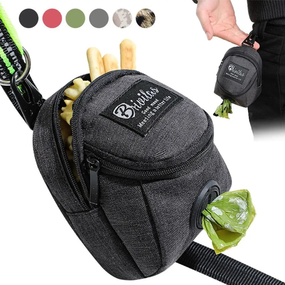 Portable Dog Training Treat Bag Outdoor Pet Dog Treat Pouch Puppy Snack Reward Waist Bag Dog Poop Bag Dog Carriers Bags