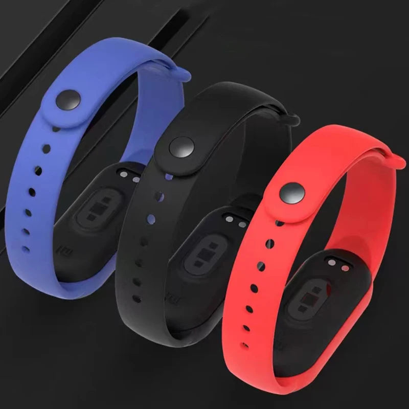 Watchband for Xiaomi Mi Band 7 6 NFC bracelet silicone Sport watch wristband Miband 4 Belt pulsera correa mi band 3 4 5 7 strap