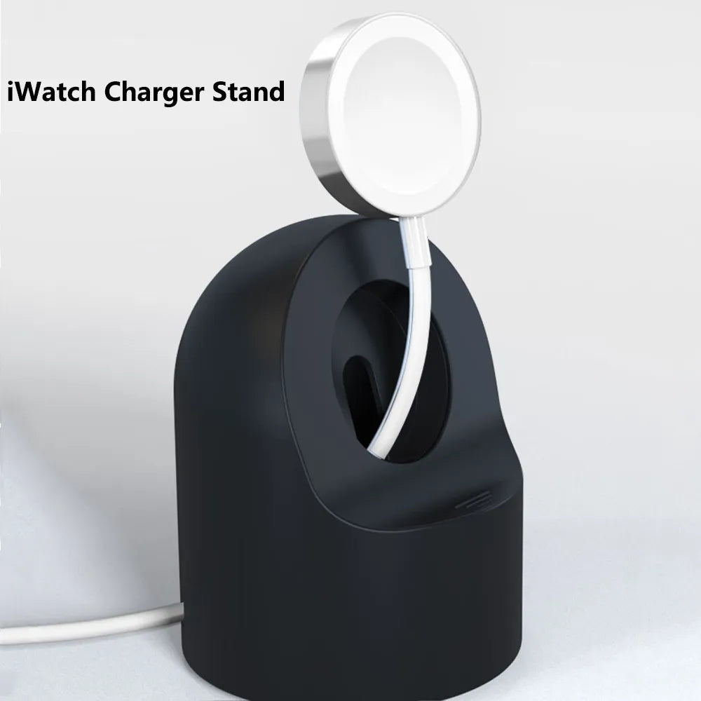 For Apple Watch Charger Stand iWatch Ultra/8/SE2/7/6/SE/4/3 49mm/45mm/44mm/42mm/41mm/40mm/38mm Durable Silicone Nightstand Mode