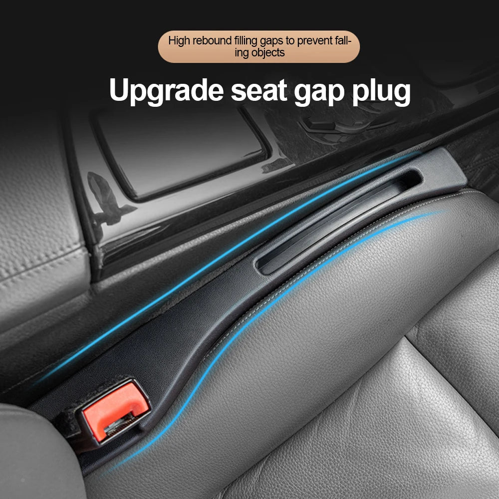 Car Seat Gap Filler Side Seam Plug Strip with Groove Leak-proof Filling Strip Universal Car Accessories Interior Decoration