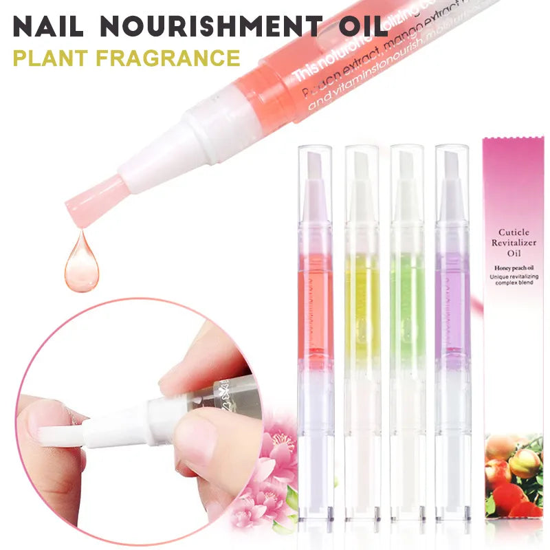 Nail Cuticle Oil Pen For Beauty Health Edge Pen Oil 5ml Nourishment Oil For Manicure Nailfinger Care Tools Finger Nail Treatment