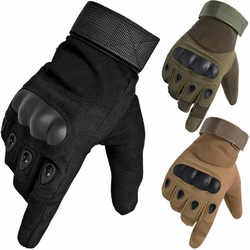Motorcycle Gloves Men Tactical Military Hunting Shooting Knuckle Protection Sports Full Finger Cycling Bike Gloves Women Bicycle