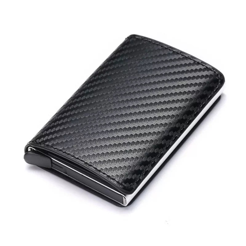 Men's Rfid Anti-theft Safe Smart Thin Slim Smart Wallet Credit Card Holder Women Luxury Brand Design Business Cardholder Purse