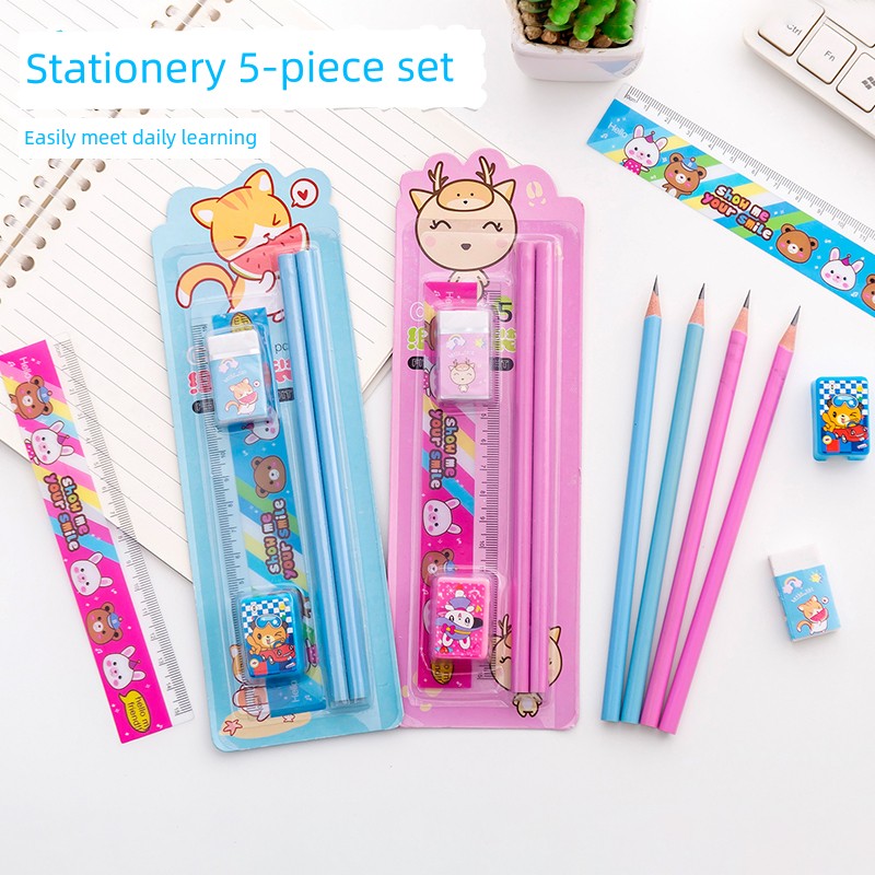 Combination Rubber Final Exam Prize Cartoon Stationery