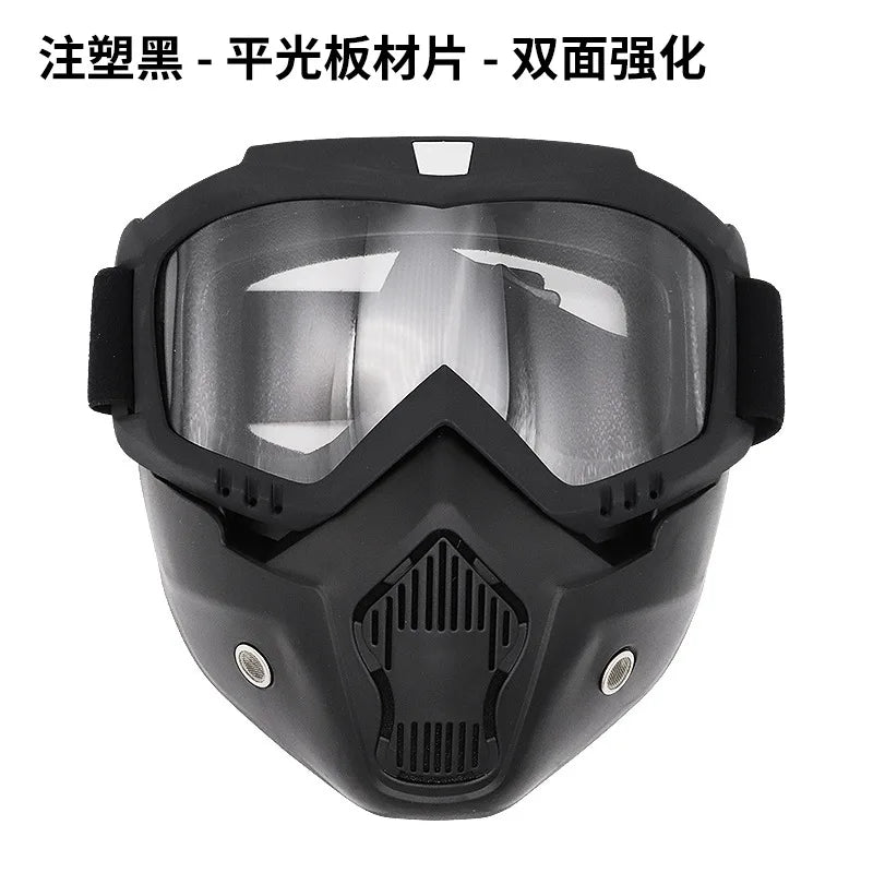 Outdoor Sport Windproof Mask Goggle HD Motorcycle Glasses Snowboard Eyewear Riding Motocross Summer UV Protection Sunglasses