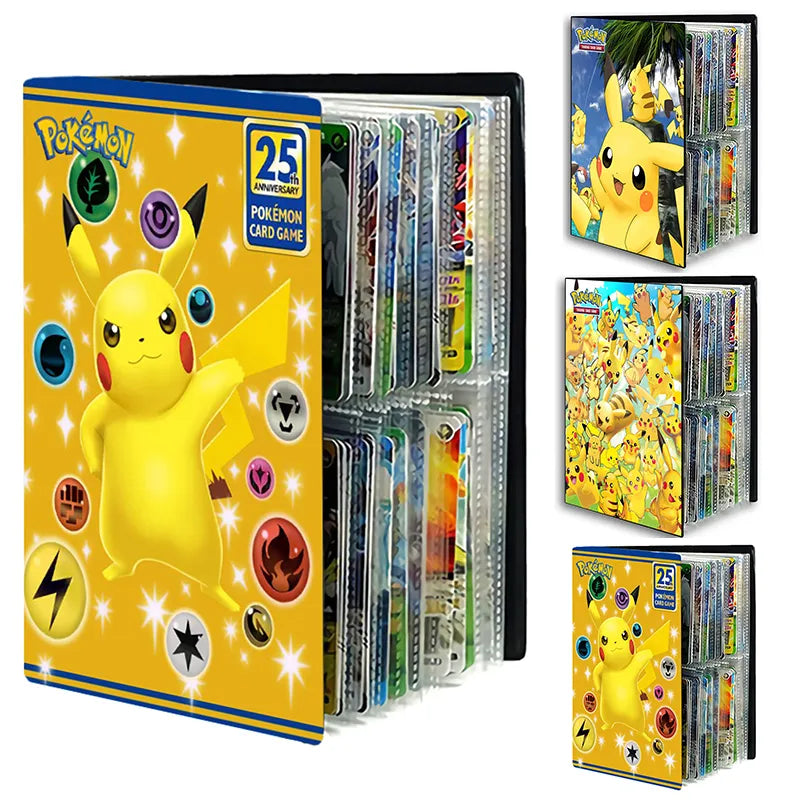 Pokemon 25Th Anniversary Celebration 240 Card Album Book Game Card Holder Binder VMAX Game Card Collection Kids Toys Gift