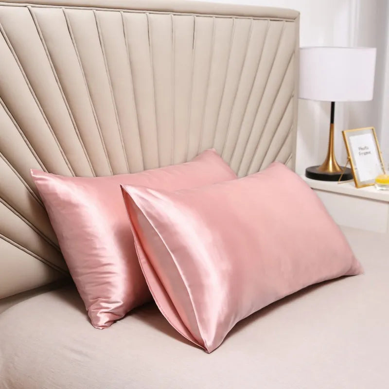 Pillowcase Pillow Cover Silky Satin Hair Beauty Pillow Case Comfortable Pillow Case Home Decor Wholesale