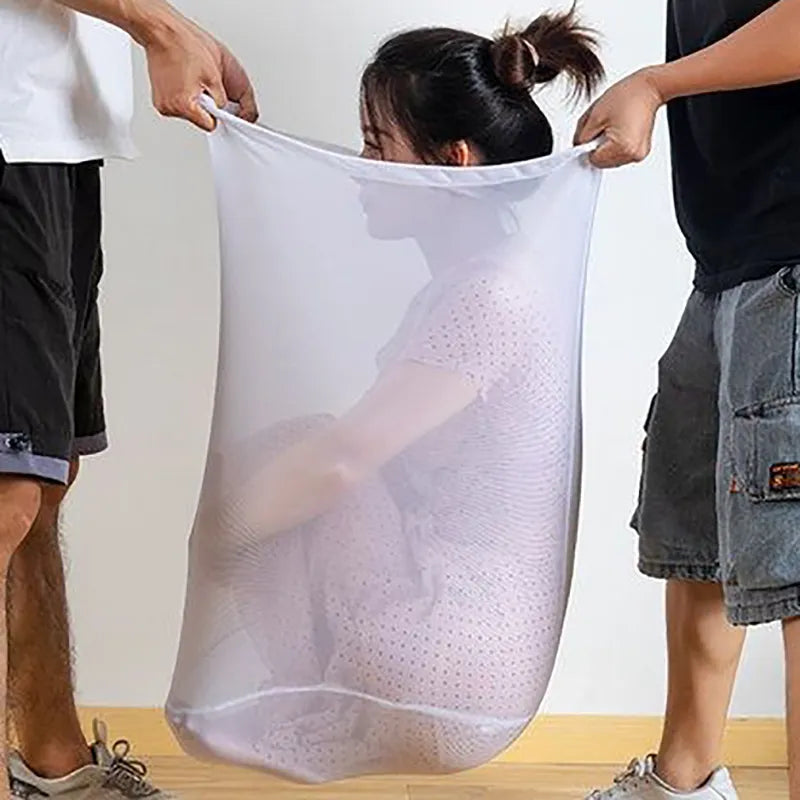 Large Washing Laundry Bag Mesh Organizer Net Dirty Bra Socks Underwear Shoe Storag Wash Machine Cover Clothes