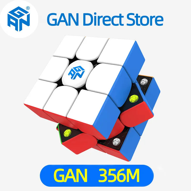 Gan 356 m Magnetic Speed cube Stickerless GAN 356m 3x3 speedcube 3x3x3 Professional Magic Cube Gan356 magnetic Toys for Children