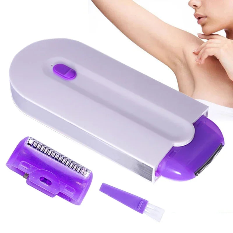 Professional Painless Hair Removal Kit Laser Touch Epilator USB Rechargeable Women Body Face Leg Bikini Hand Shaver Hair Remover