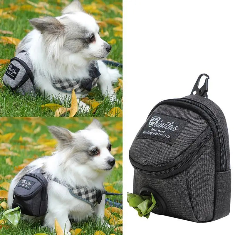 Portable Dog Training Treat Bag Outdoor Pet Dog Treat Pouch Puppy Snack Reward Waist Bag Dog Poop Bag Dog Carriers Bags