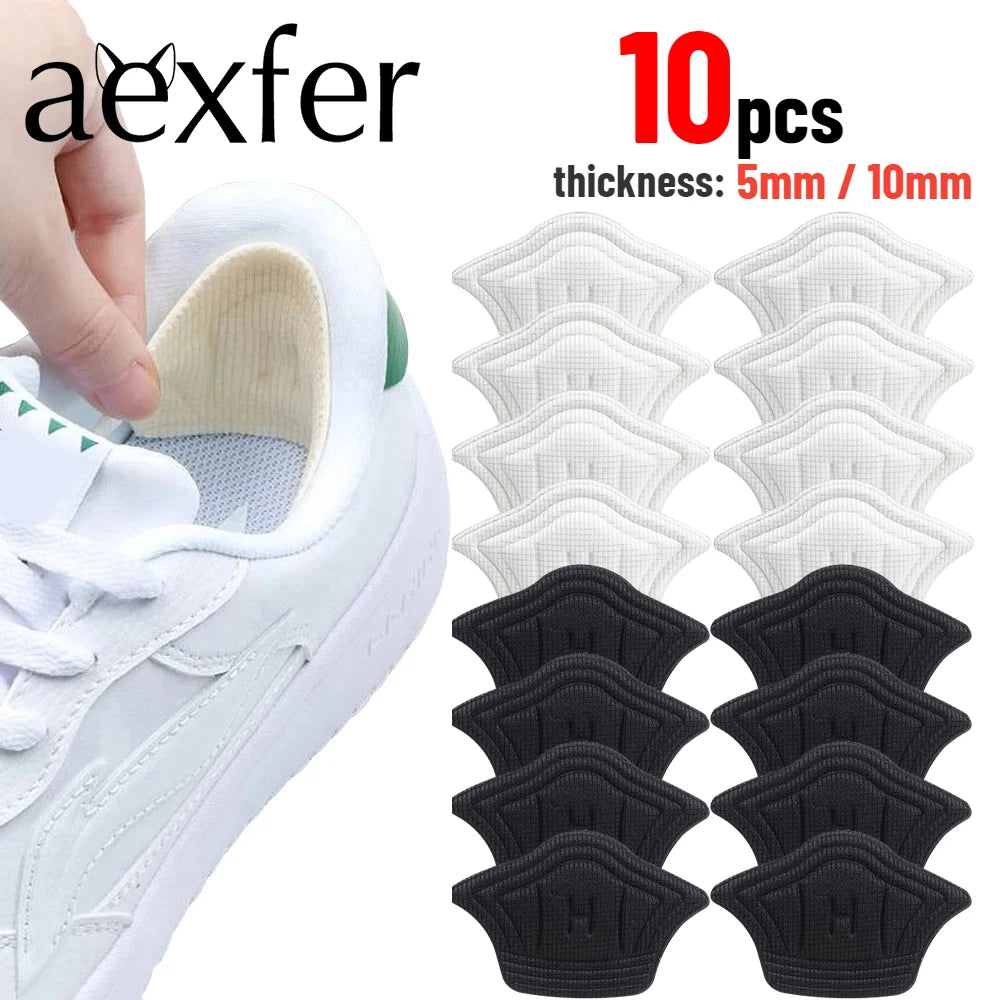 10pcs/set Insoles for Shoes Patch Heel Pads for Sport Shoes Adjustable Size Feet Pad Insole Heel Protector Back Sticker