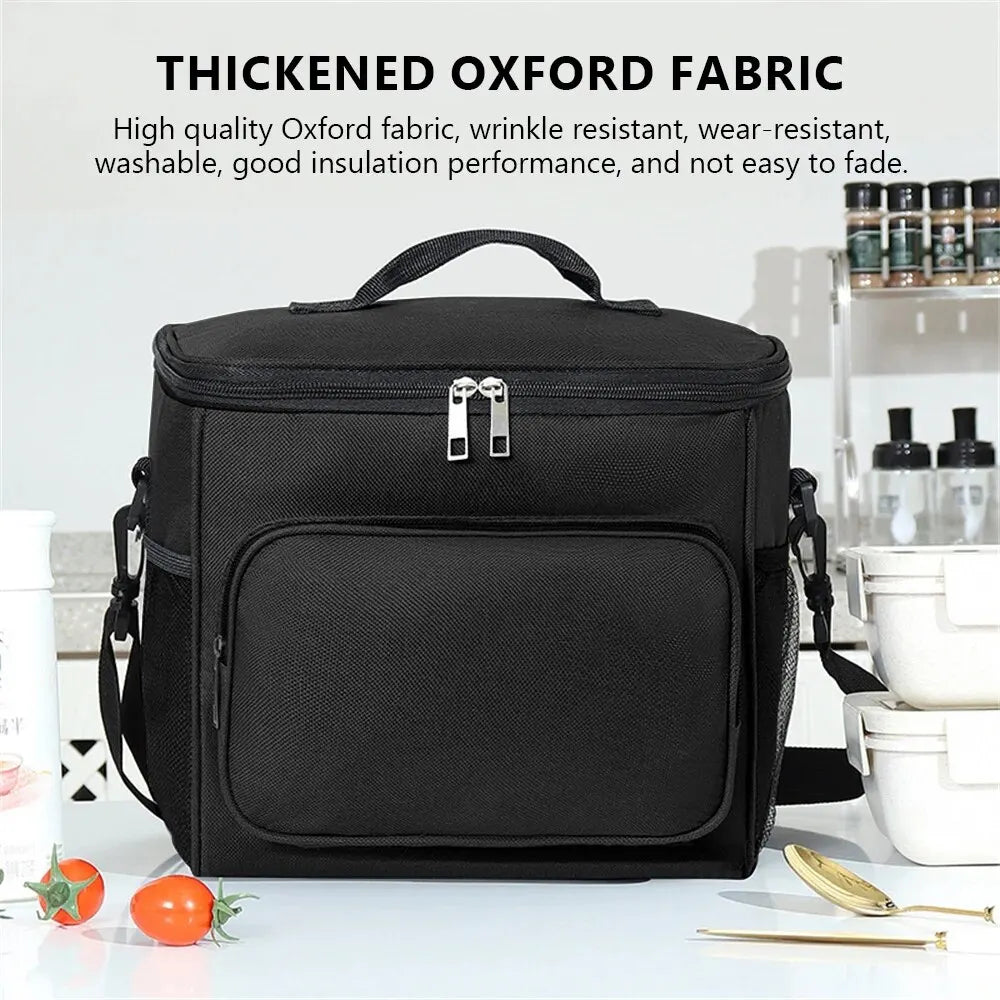 Insulated Lunch Bag Large Lunch Bags For Women Men Reusable Lunch Bag With Adjustable Shoulder Strap