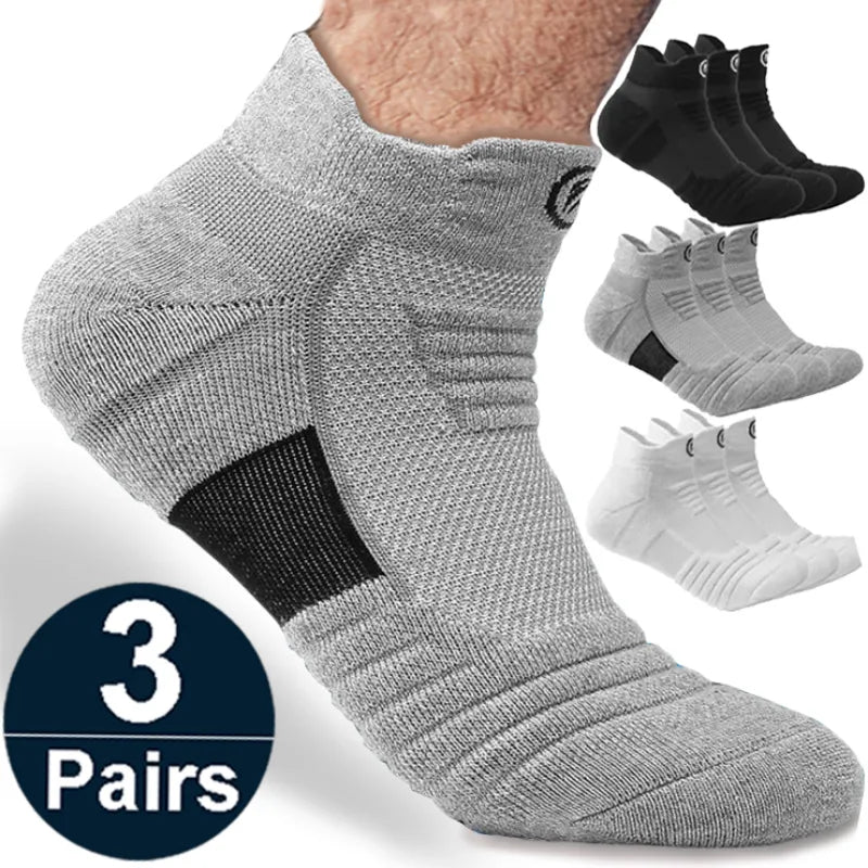 Anti-slip Football Socks Men Women Cotton Sock Short Long Tube Soccer Basketball Sport Socks Breathable Deodorous Socks 38-43