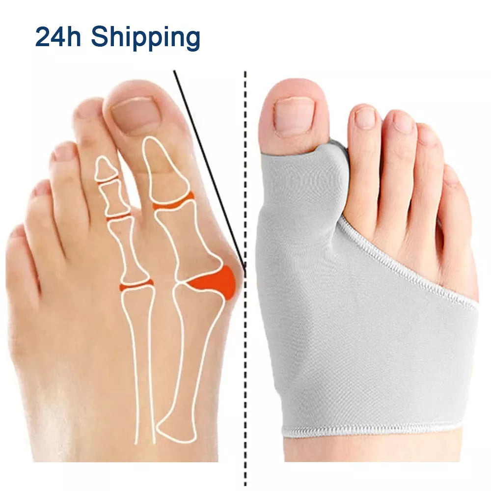 Toe Separator Hallux Valgus Bunion Corrector Orthotics Feet Bone Thumb Adjuster Correction Pedicure Sock Straightener