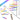 2PCS Pet Cat Toys Cute Funny Rainbow Strips Stick Cat Teaser Wand  Pet Toys for Cats Interactive Toys Cat Supplies Pet Products